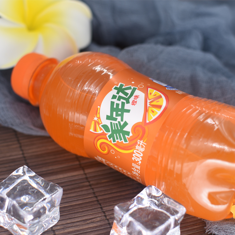 百事可乐美年达300ml12瓶碳酸饮料迷你