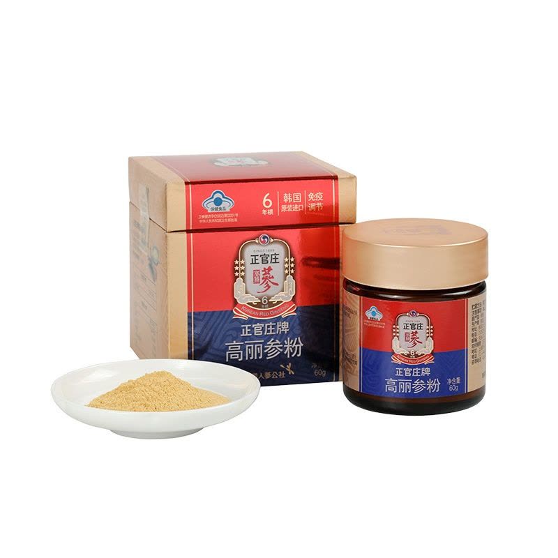 正官庄高丽参滋补组合 高丽参精丸168g+高丽参粉60g 浓缩人参 红参制品 (Korean Red Ginseng)图片