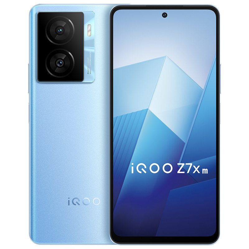 [全国联保]vivo iQOO Z7x(m) 8GB+128GB 蓝色 骁龙695芯 80W闪充 6000mAh大电池 大面积散热 120Hz刷新 智能手机 Z7