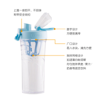 膳魔师 运动杯Tritan塑料水杯 TP4086M(单位:个)