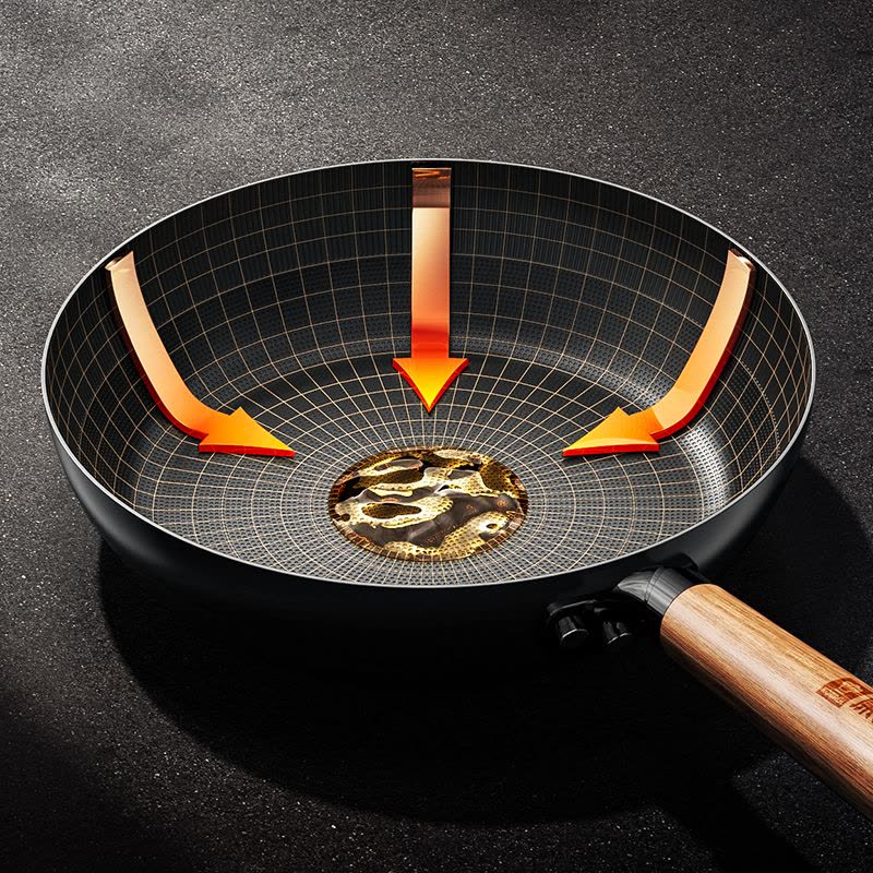 康巴赫仿生不沾铁锅-26cm/28cm图片