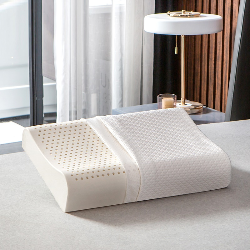 泰国进口乳胶原液天然乳胶枕头单人成人护颈椎枕芯天然乳胶枕6040cm
