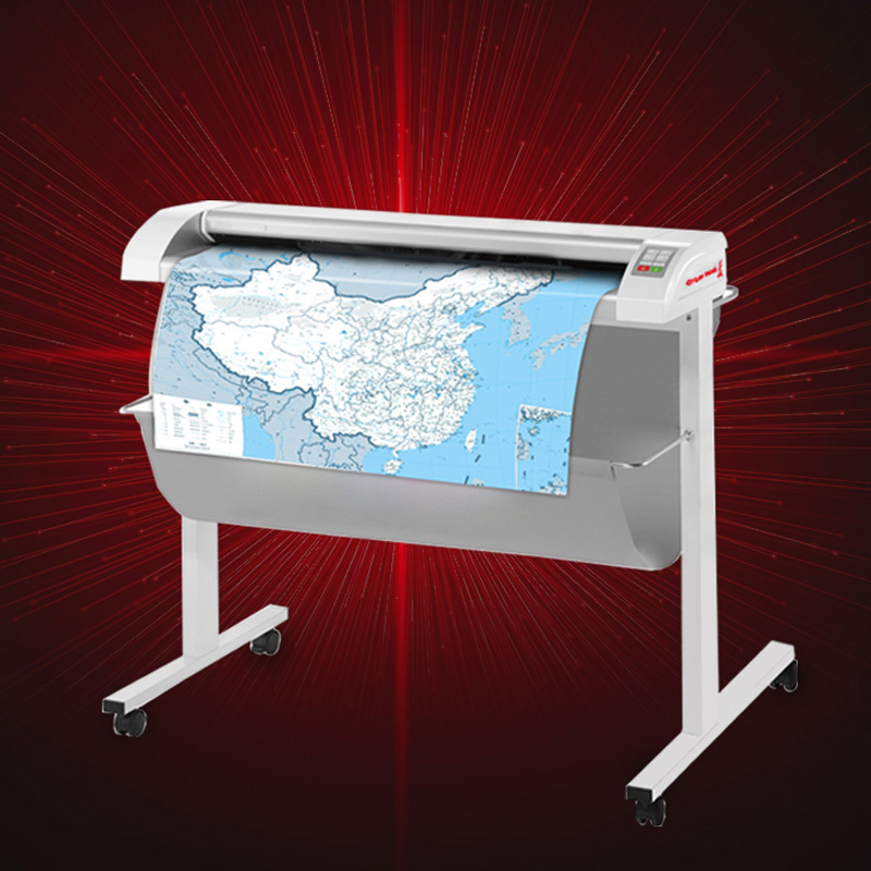 长城(Great Wall)GBS-F6000国产大幅面扫描仪60英寸 B0幅面商用专业彩色工程绘图建筑图纸档案蓝图高清大图