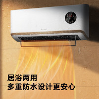 格力(GREE) 暖风机取暖器家用2200W功率 壁挂式居浴级防水浴室电暖气速热防烫取暖炉热风机NFBC-X7022B