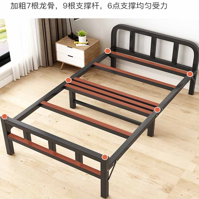 阿斯卡利ascari折叠床单人家用简易床宿舍午休小床成人出租屋铁床办公