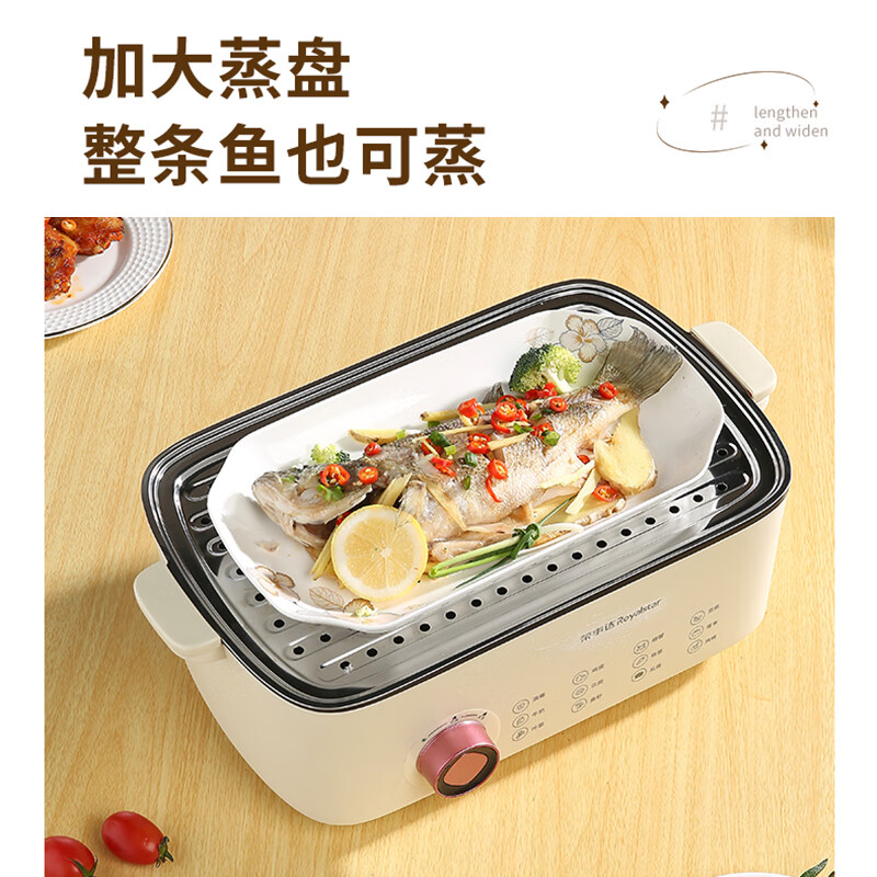 荣事达 电蒸笼(机械、两层、22升)RS-ZG516YB高清大图