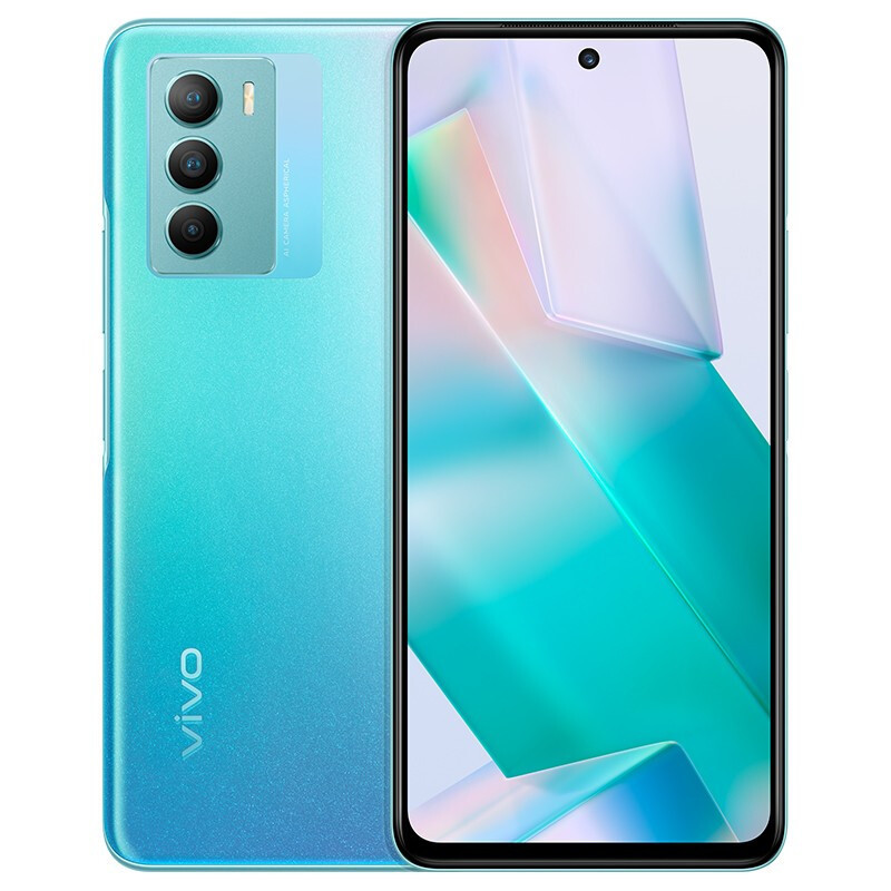 vivo T1 5G手机 8GB+256GB 电光青 高通骁龙778G 5000mAh大电池 6400万超清影像 游戏手