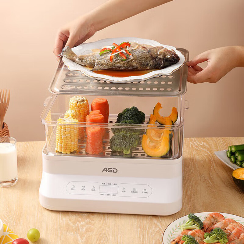 爱仕达家用电蒸锅15L AZ-F36E403高清大图