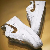 Nike（耐克）AIR FORCE1空军一号CR7C罗白金版低帮男士板鞋运动鞋白金