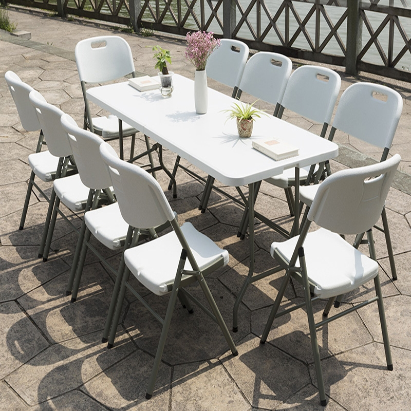 折叠桌闪电客餐桌家用桌椅吃饭长方形简易户外现代便携式夜市摆地摊桌