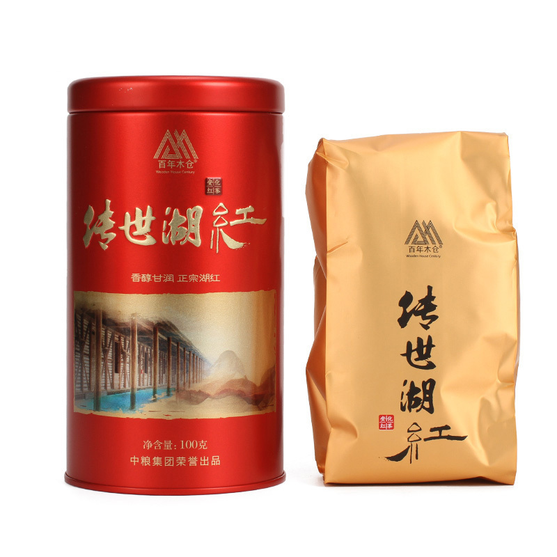 中茶湖南红茶安化茶厂传世湖红 高香红茶 100g