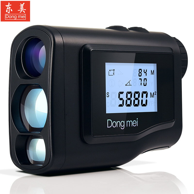 望远镜测距仪户外双屏红外线激光精准测量电子尺1500米
