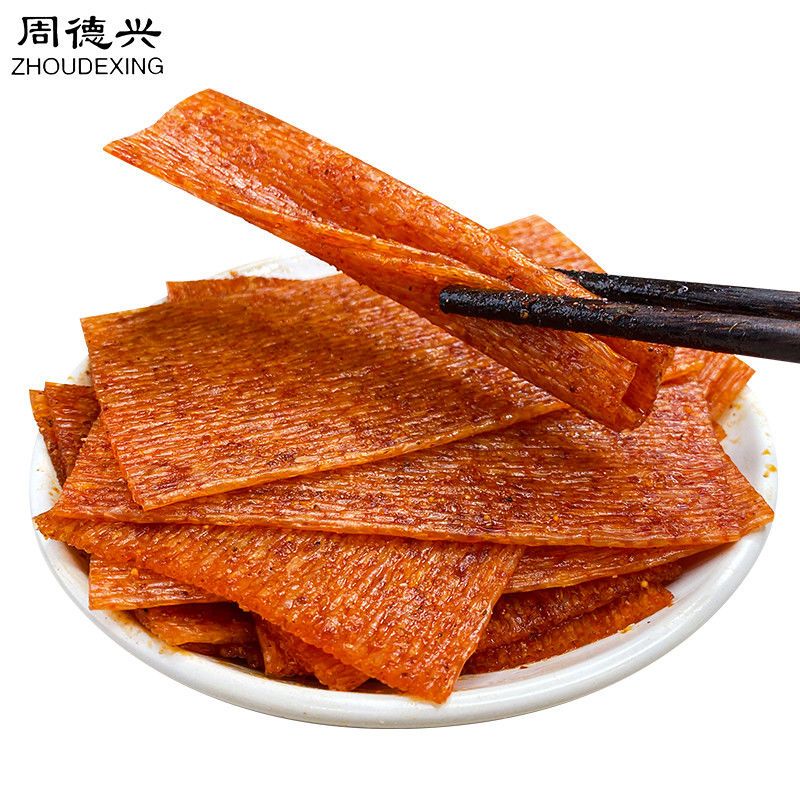 周氏兄弟大辣片香辣片80童年怀旧辣条辣片麻辣面筋食品周氏兄弟100克