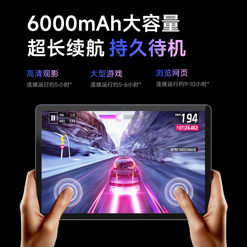 联想生态品牌异能者平板电脑X11A 10.95英寸高清屏 8GB+256GB WIFI版 太空灰高清大图