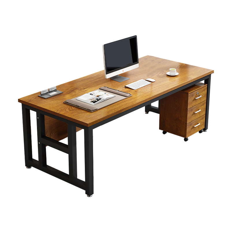 上成禾办公桌含活动柜1.2m/张高清大图