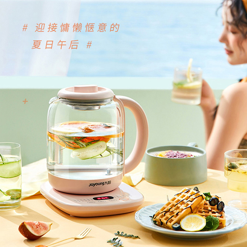 九阳电热水壶1.5L多功能K15D-WY669DK煮茶器电水壶高清大图