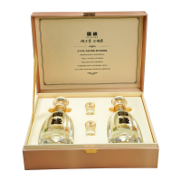 今世缘 国缘四开 幽雅醇厚型白酒 42度 500ml*2瓶 礼盒装 苏宁自营