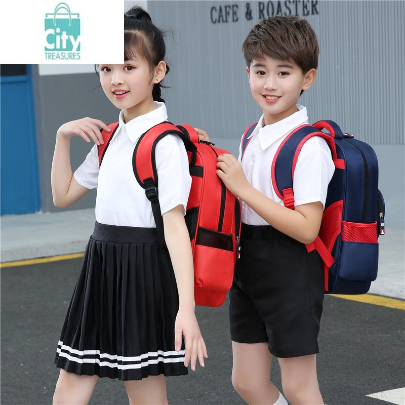 BANGDOU小孩男孩女童男童儿童舒适小学生书包男女1-2-3-6一年级轻便护脊5