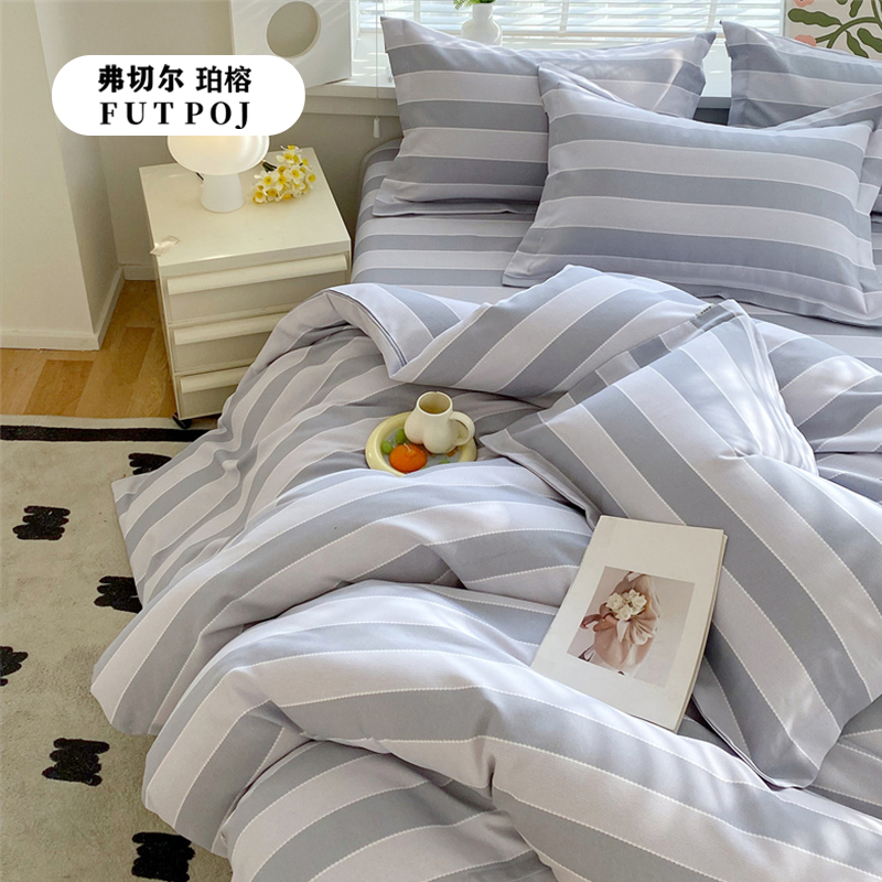 弗切尔珀榕 绵柔亲肤原棉老粗布系列三件套 FKL0251414高清大图