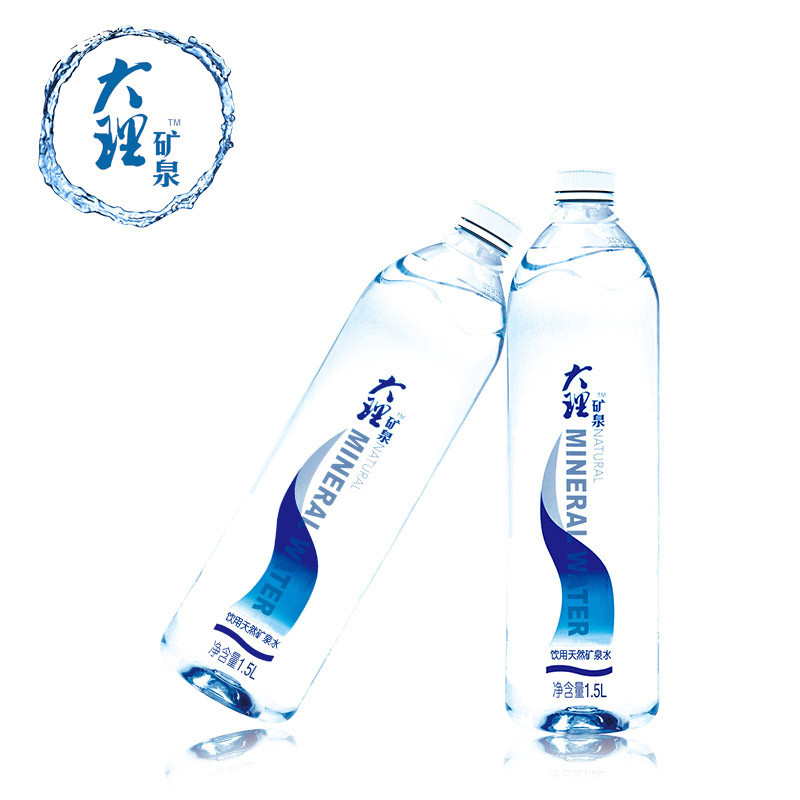 三盾 大理矿泉水1.5L*12瓶苍山天然弱碱性小分子 泡茶饮用好水整箱