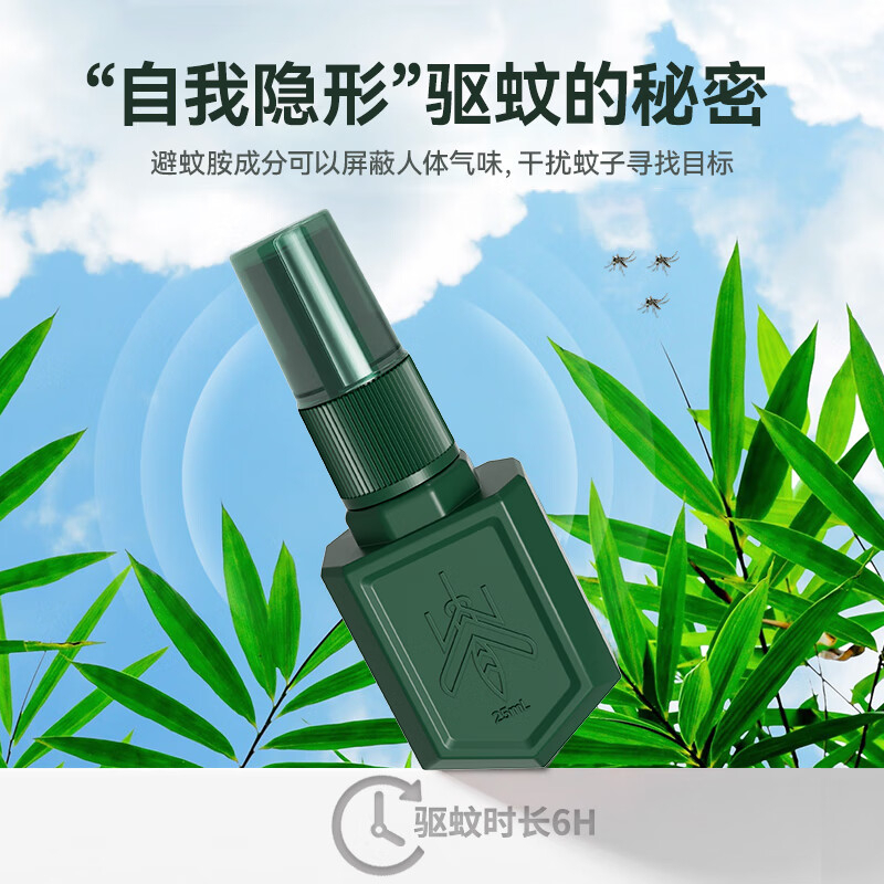 森林地带 1231 户外驱蚊喷雾驱蚊液 15%避蚊胺 25ml BDZSSC高清大图