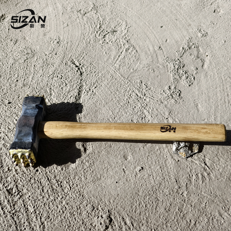 斯赞 合金锤凿毛锤 木柄16齿*16齿 把高清大图