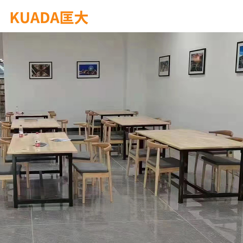 匡大餐桌 阅览室桌子1.2米食堂餐厅桌子 KDT928