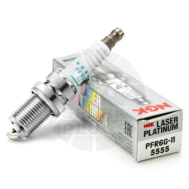 NGK双铂金火花塞 PFR6G-11 5555 单支装 适用于日产风度A33 A32 酷派 美佳