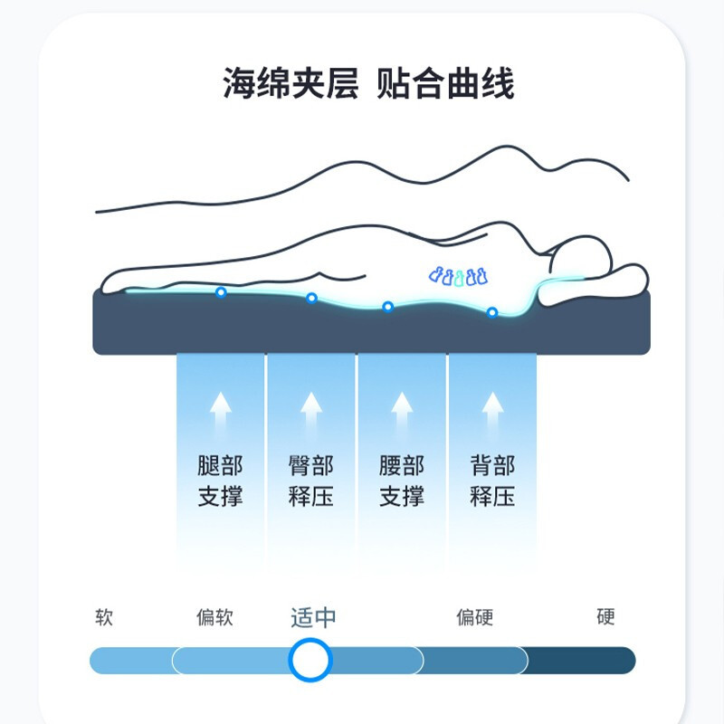 域赢椰棕床垫宿舍学生单人床垫上下铺公寓寝室学校棕榈垫(2000*900*50)
