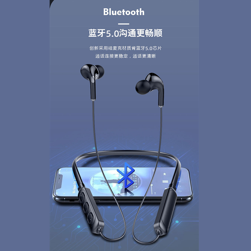 BT71双耳无线耳机运动蓝牙耳机5.0重低音跑步健身入耳式耳麦通用苹果小米华为oppo vivo高清大图