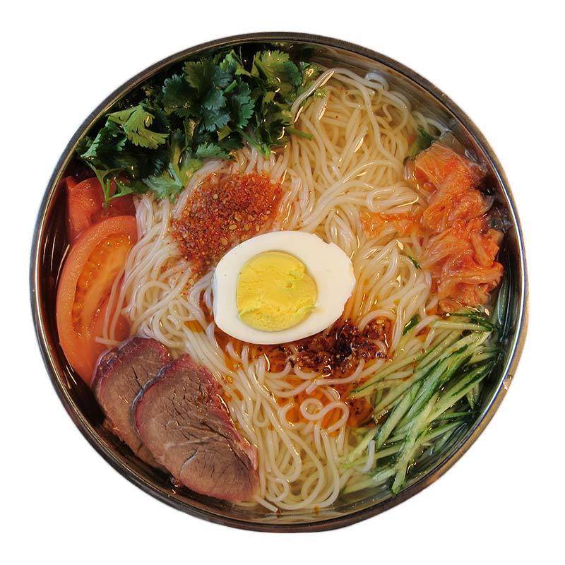 正宗东北朝鲜大冷面380gx3袋3包料小麦荞麦免煮速食酸甜口味 380gx4袋冷面(小麦)