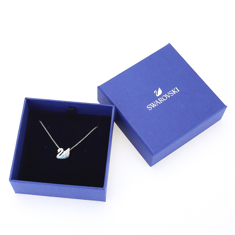施华洛世奇swarovski小号渐变蓝天鹅水晶项链5512094