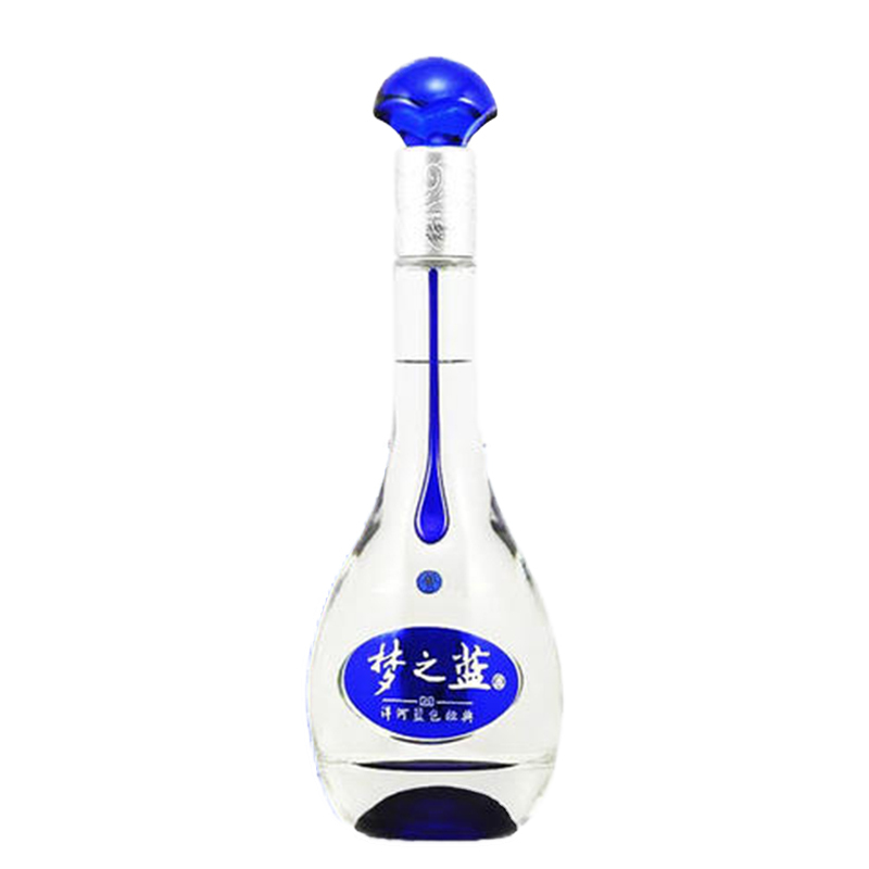 洋河蓝色经典 梦之蓝M3 52度绵柔型白酒500ML(四瓶装)