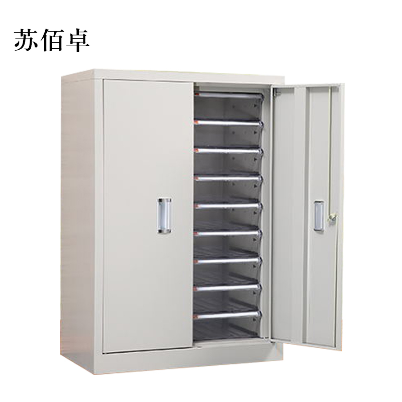 苏佰卓文件柜抽屉式票据多层分类箱档案柜合同资料架烘焙收纳样品柜带门18抽柜