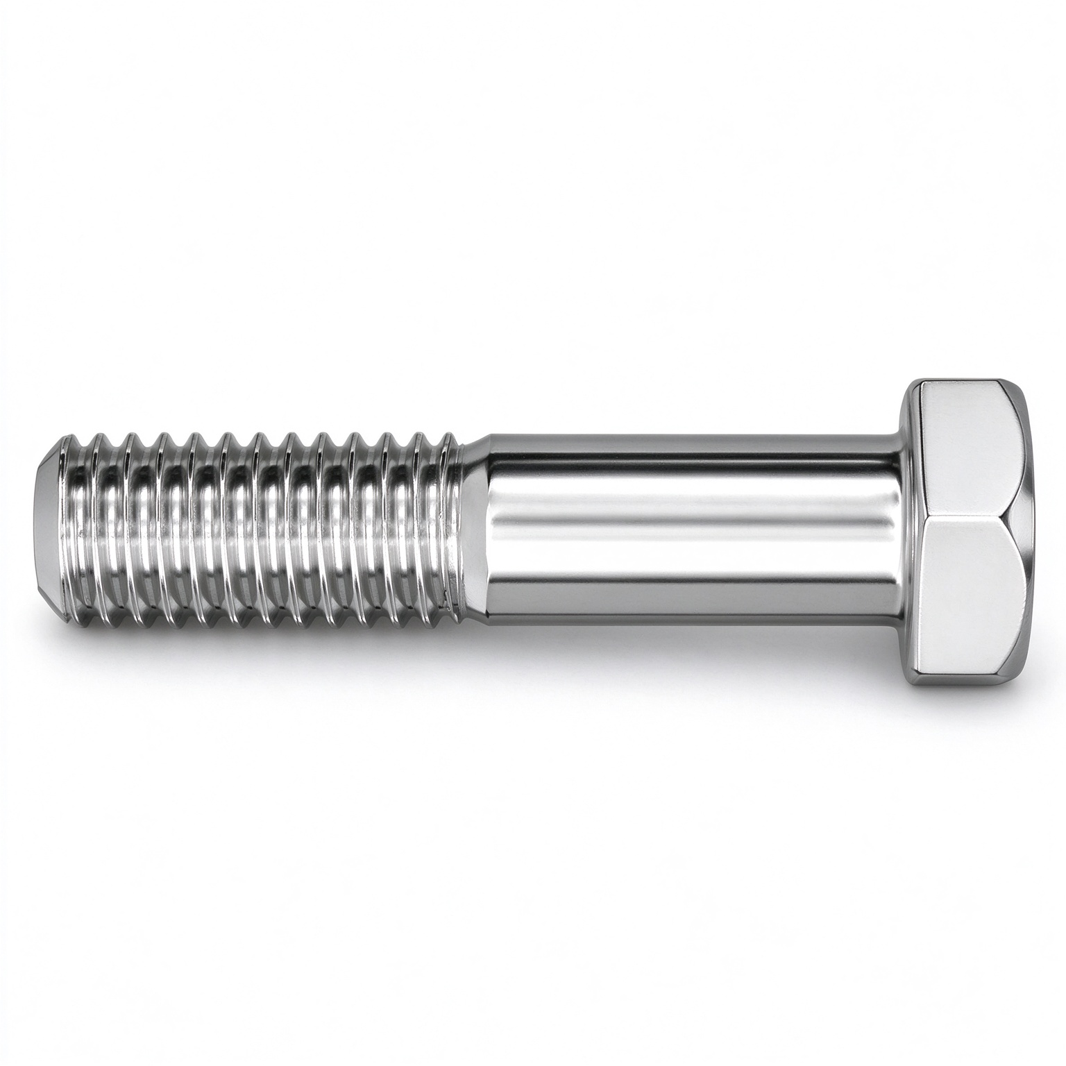晖旭源 304不锈钢款螺丝 螺栓 外六角螺钉 M6*350牙长80 个高清大图