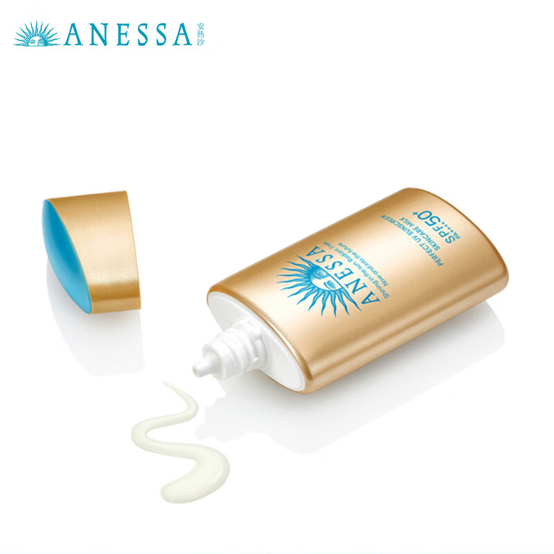 安热沙(Anessa)小金瓶防晒霜24年新版60ml安耐晒隔离乳面部身体防汗SPF50+高清大图