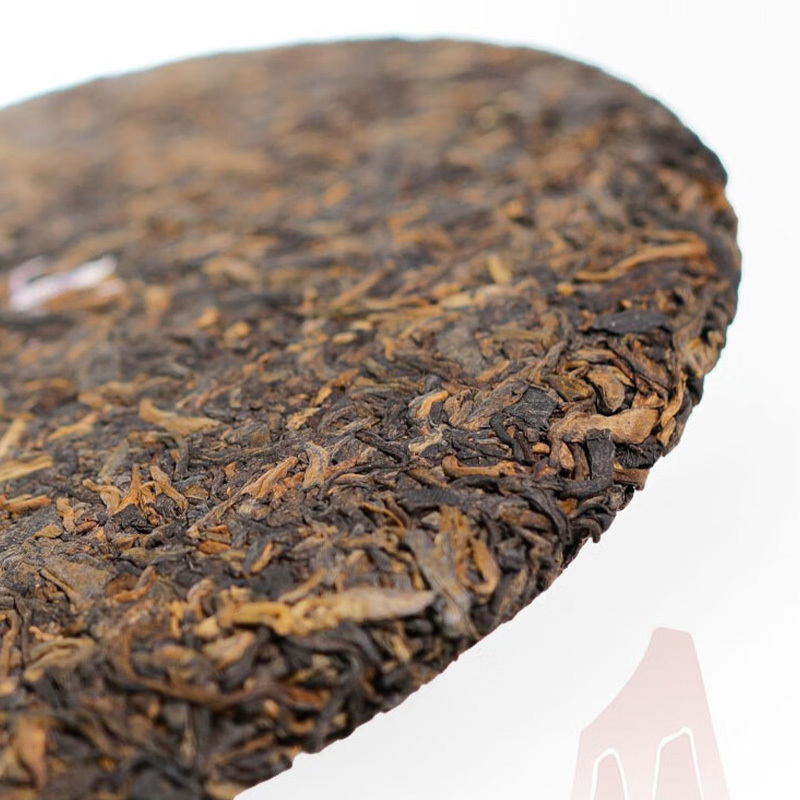 大益普洱熟茶悠长回甘突出陈香茶味厚重赤羽金轮系列357g高清大图