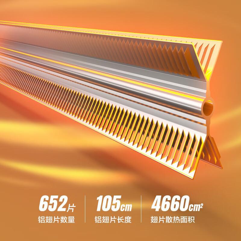 飞利浦(PHILIPS)取暖器家用欧式快热炉电热暖风机对流式中央电暖器电暖气片浴室客厅全屋大面积升温取暖神器可壁挂 AH高清大图