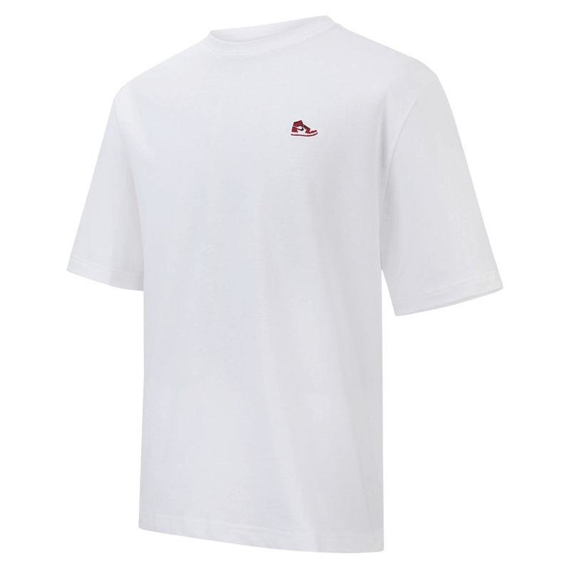 NIKE/耐克短袖T恤JORDAN运动休闲针织圆领男装FN5983-100 C