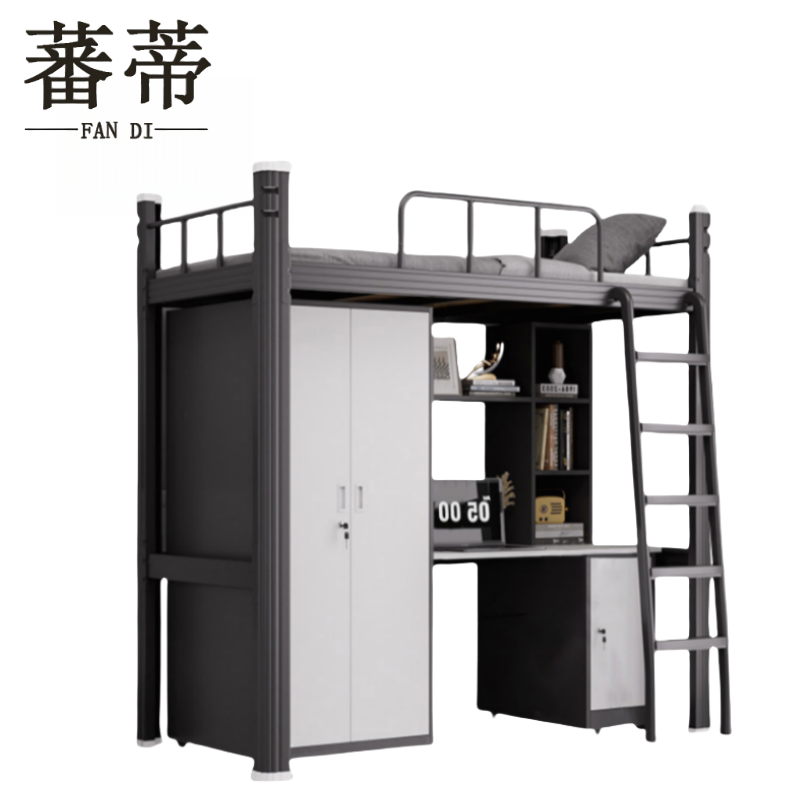 蕃蒂钢制床150cm套高清大图