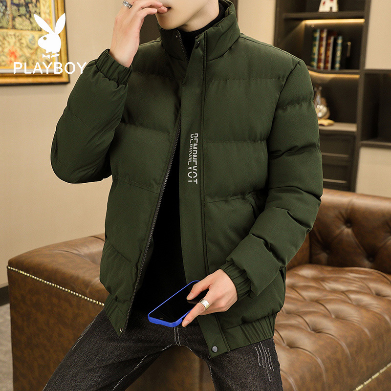 棉衣男士秋冬季外套2022年新款潮流加厚棉袄冬装潮牌羽绒棉服 BLD8388