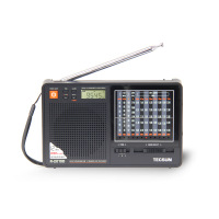 德生(TECSUN) 收音机R-2010D 银色 全波段数字解调立体声收音机半导体