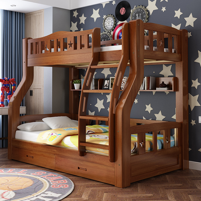 床多功能高低床双层床双人床成人母子床男孩女孩上下铺子母床os117