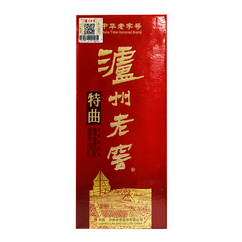 泸州老窖 52度泸州老窖特曲10代250ml*1瓶浓香型白酒高清大图