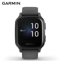 Garmin 佳明Venu/Venu Sq智能手表运动潮流触控健身热量脉搏血氧饱和度检测跑步心率腕表 Venu Sq 普通版神秘灰