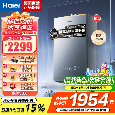 海尔(Haier)燃气热水器 JSQ31-16KL5PRO