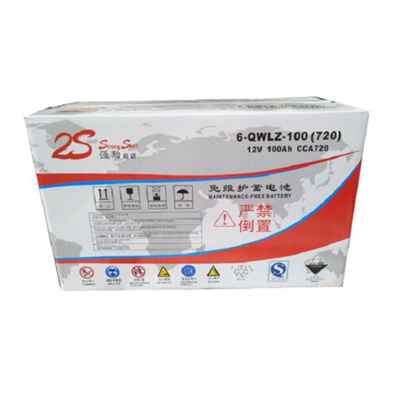 车达人 汽车货车运输车北汽勇士骆驼6-QWLZ-100蓄电池12V100AH适配路虎揽胜宝马捷豹奔驰奥迪60044电瓶配