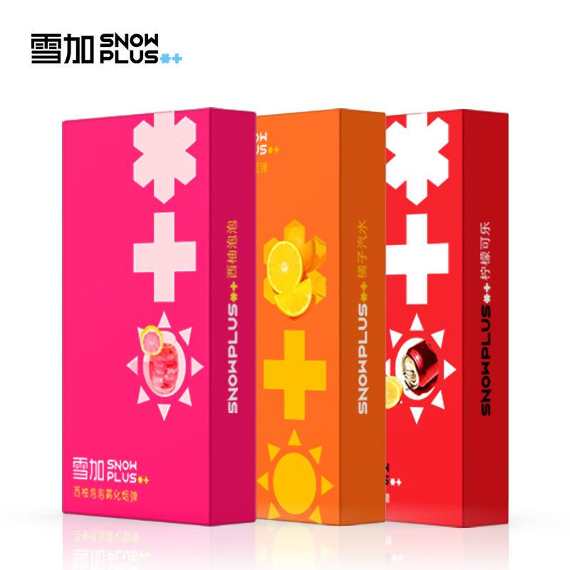 雪加snowplus 电子烟烟弹 烟油换弹 雾化弹 雾化器(每盒包含3颗)