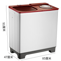 海鸥XPB105-1052S 10公斤双桶半自动洗衣机双筒波轮大容量家用双缸包邮