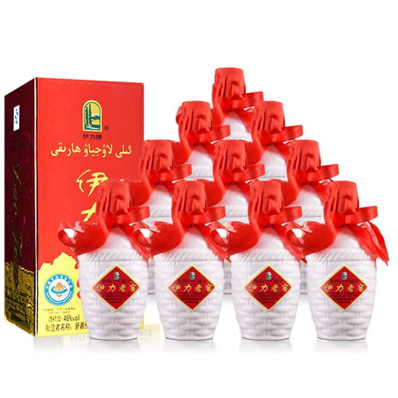 伊力特 46度伊力老窖250ml*10瓶 整箱装 浓香型白酒 (新老包装交替发货)